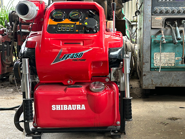 消防ポンプの写真